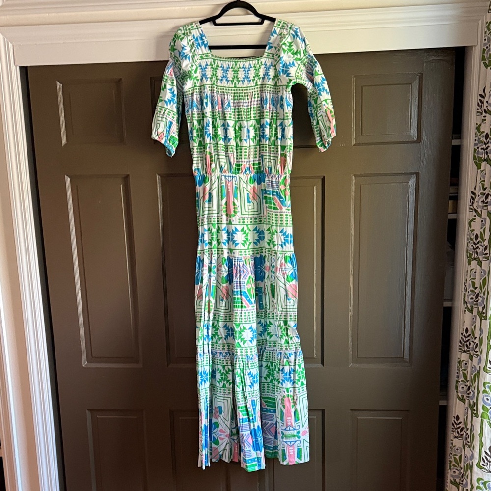 Sheridan French Vibrant Patterned Maxi Dress